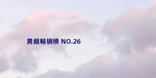 男频畅销榜 NO.26